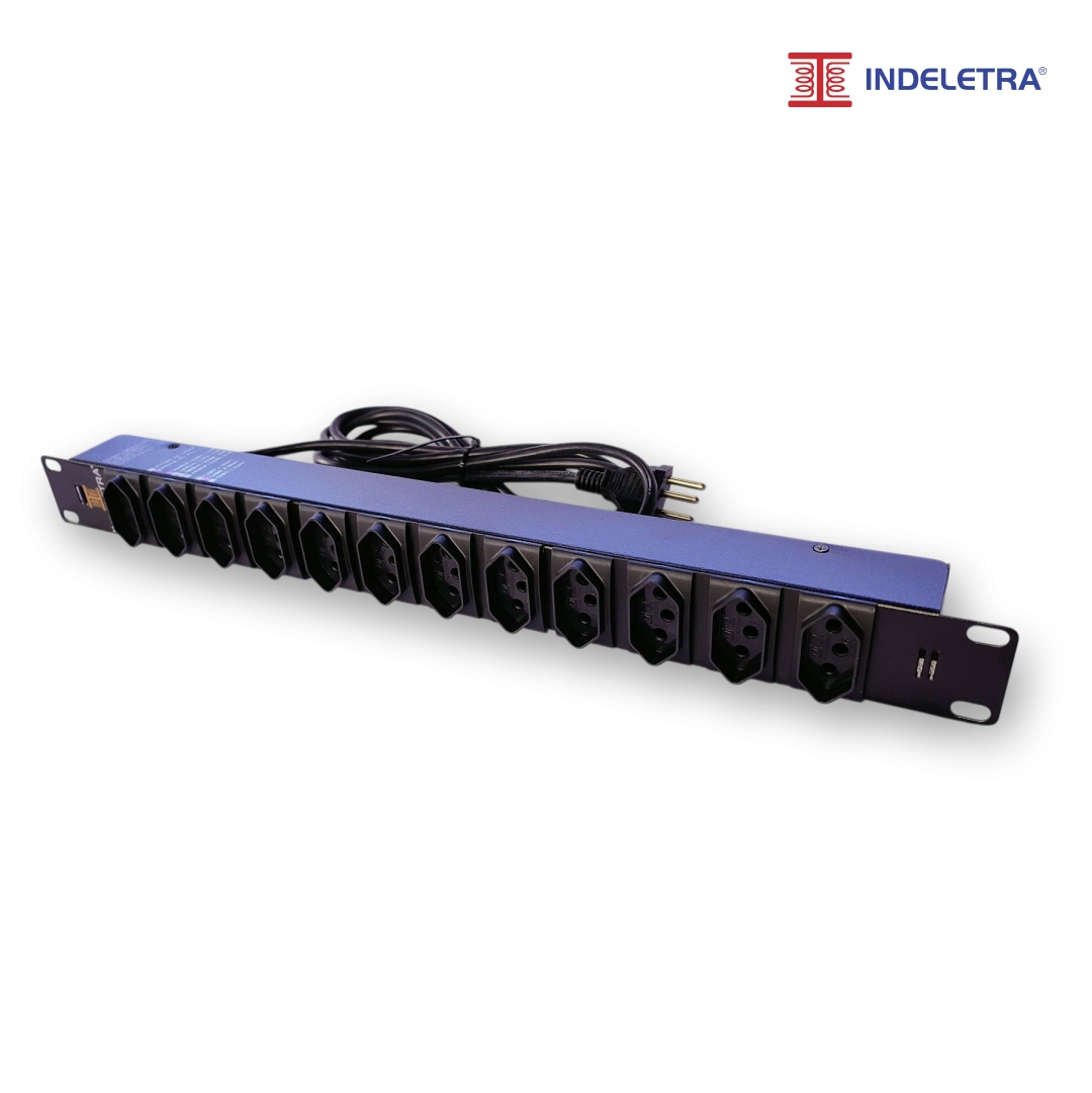 Foto – 12 tomadas Rack 19"