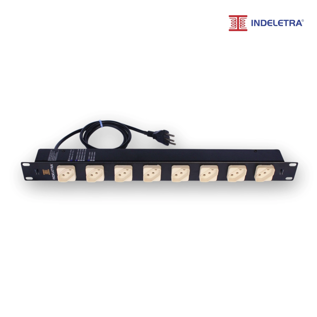 Foto – 8 tomadas Rack 19"