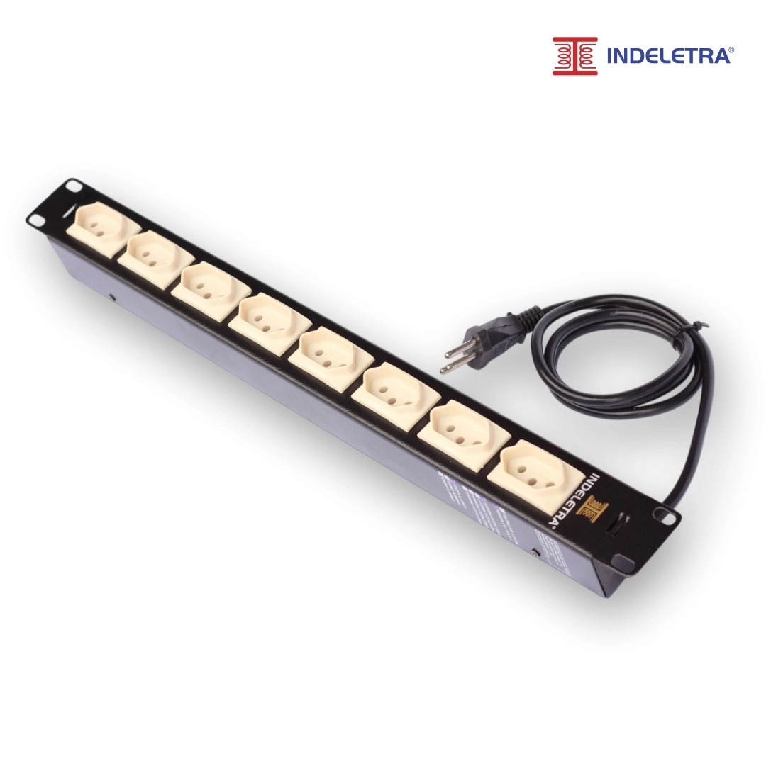 Foto – 8 tomadas Rack 19"