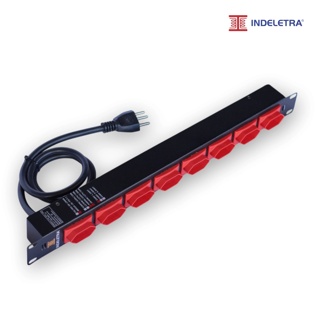 Foto – 8 tomadas Rack 19"